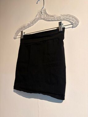 Y2K black mini skirt